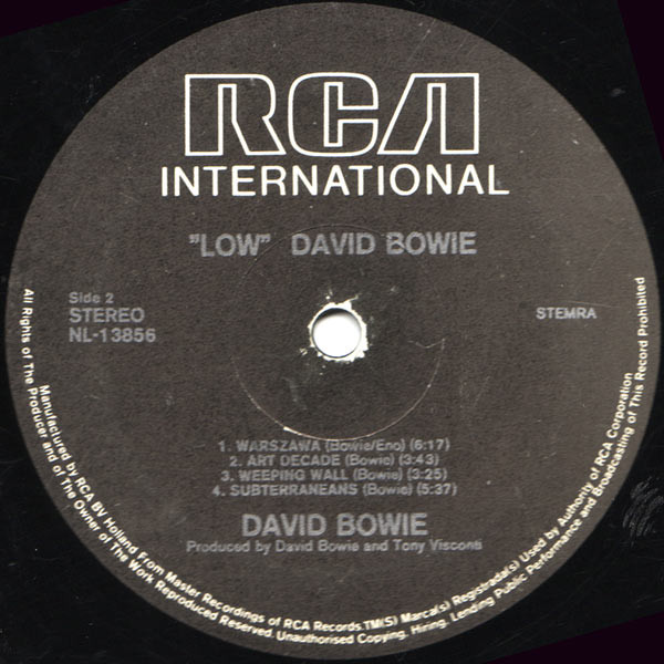 Bowie Low b