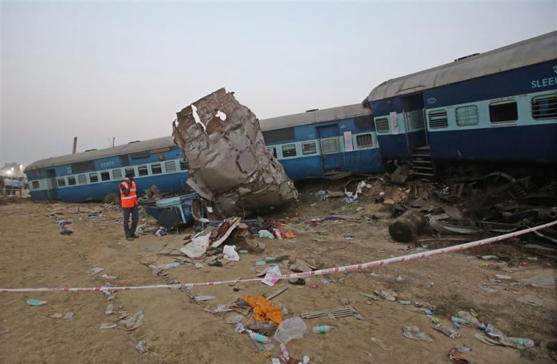 Doden door treinontsporing India