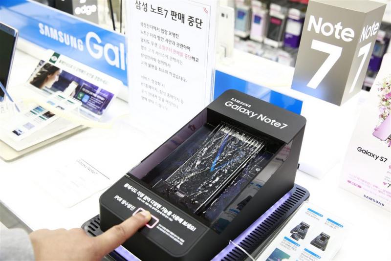 Batterij oorzaak van problemen Galaxy Note 7