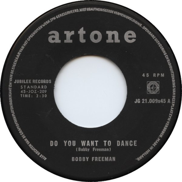 Bobby Freeman - Do You Wanna Dance