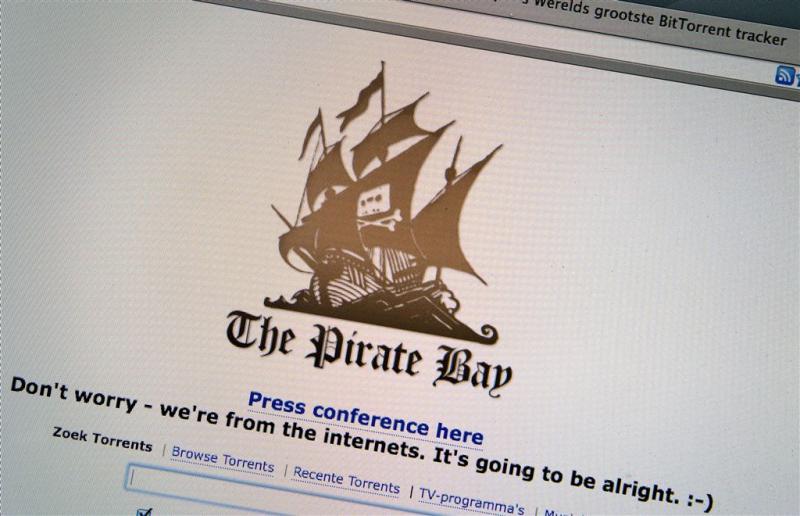 Pirate Bay mogelijk op zwart