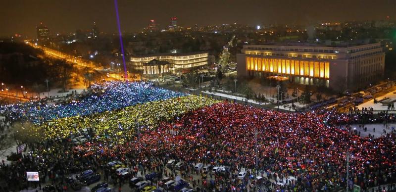 Roemenen blijven demonstreren tegen regering