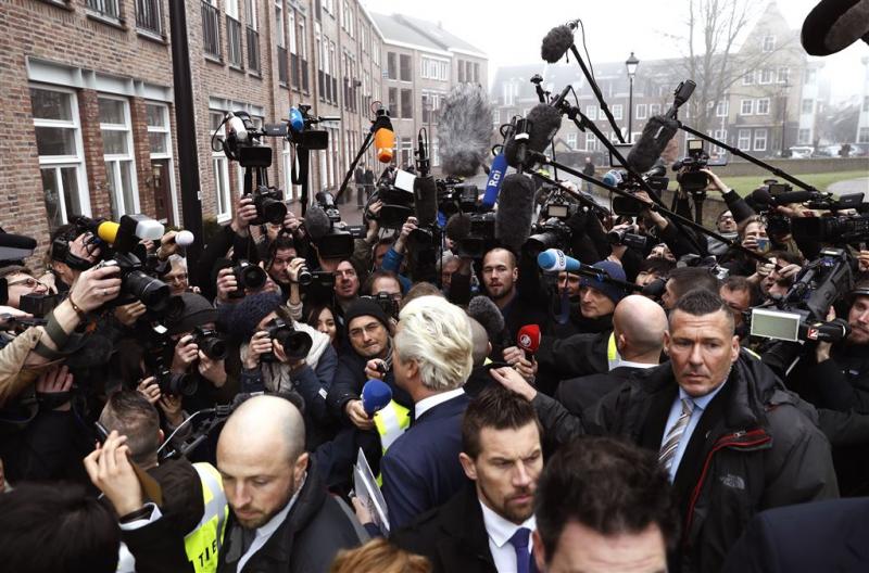 Wilders trapt campagne af in Spijkenisse