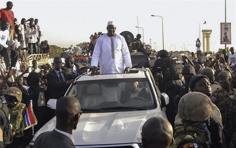 Gambia viert wisseling president