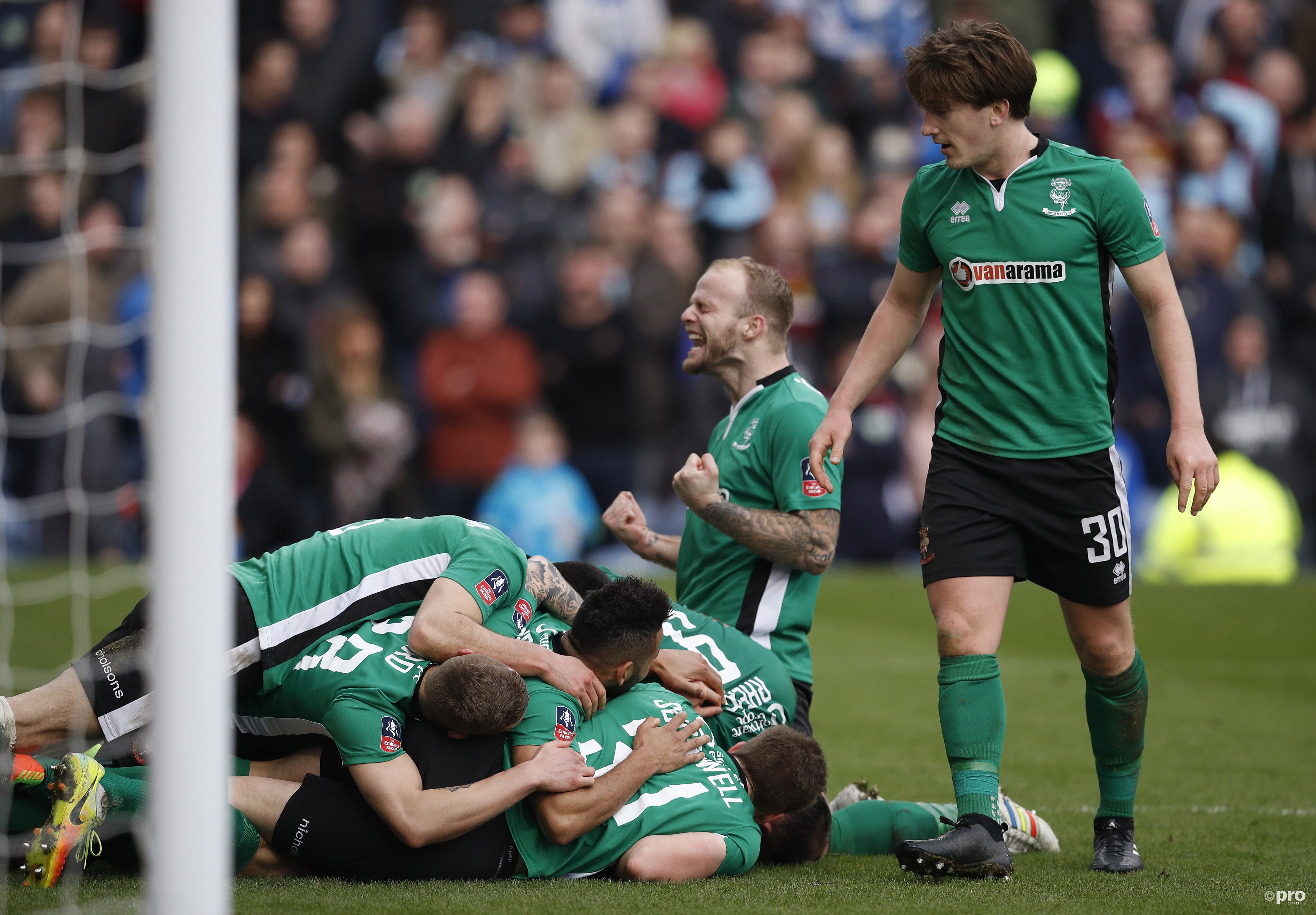 Lincoln City schrijft geschiedenis. (PRO SHOTS/Action Images)