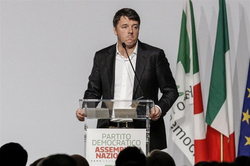 Renzi treedt af als partijleider