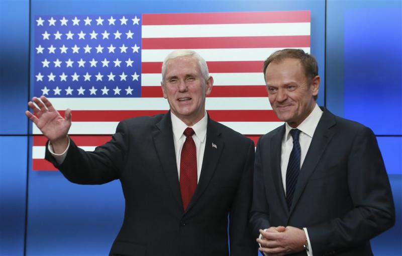 Pence: VS willen sterke relatie met EU
