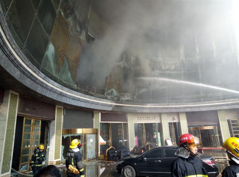 Doden door hotelbrand China
