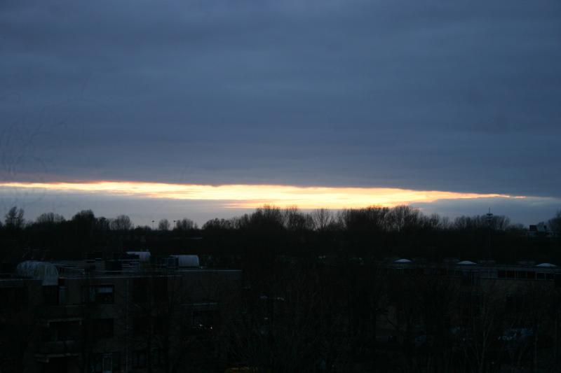 Zonsondergang in Alkmaar (Foto: DJMO)