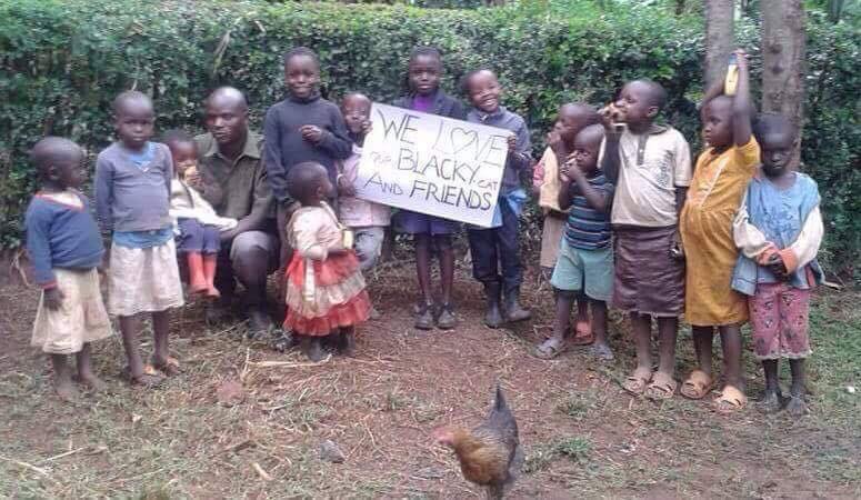 De weeskinderen in Kenia
