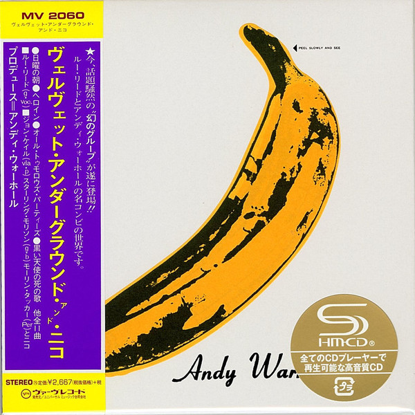 Een Japanse her-uitgave van The Velvet Underground And Nico