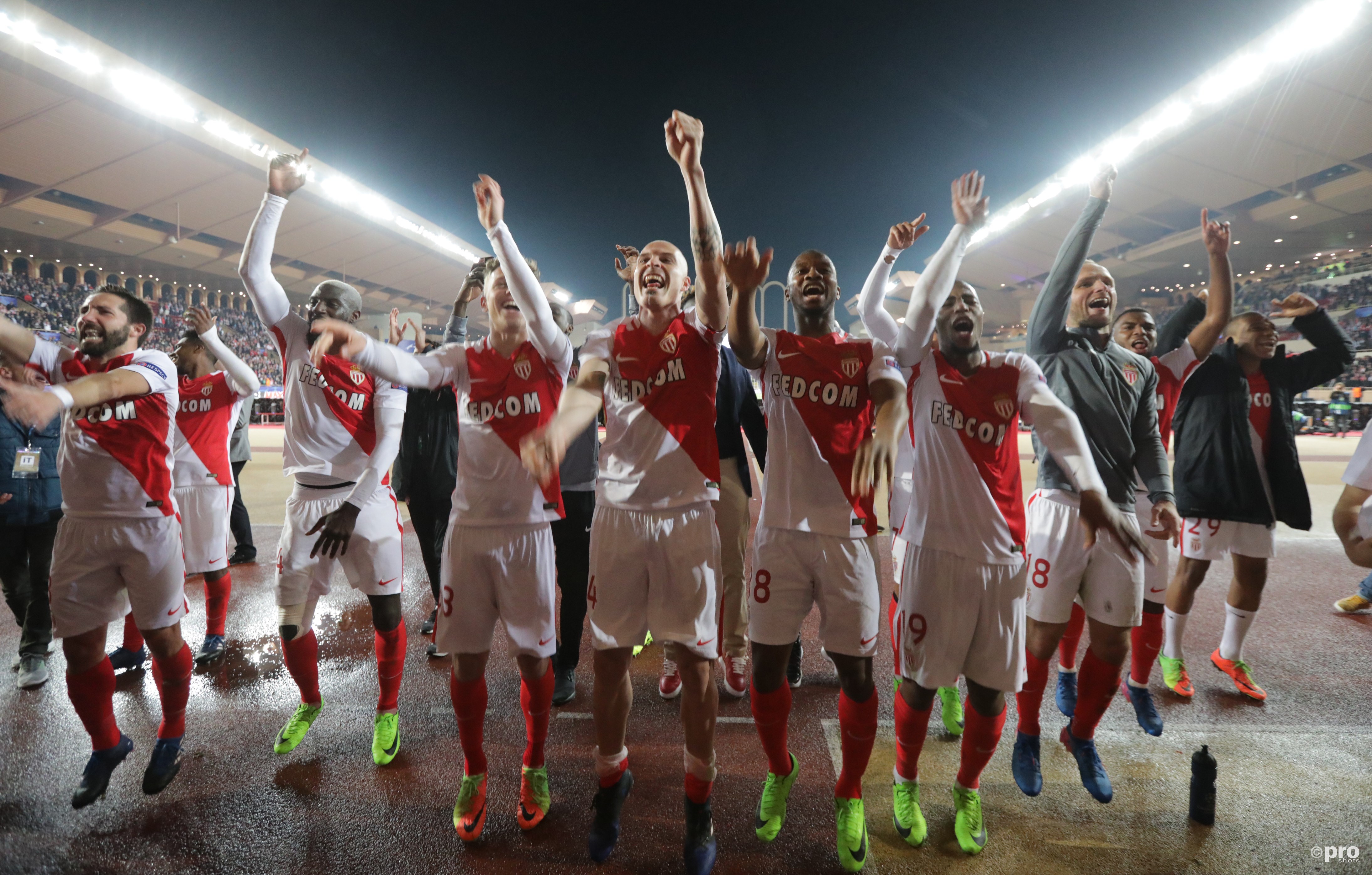 AS Monaco door naar de volgende ronde. (PRO SHOTS/Action Images)