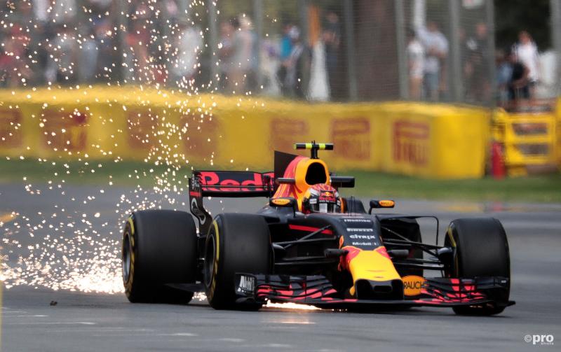 Max Verstappen tijdens de vrije training in Melbourne (PRO SHOTS/Action Images)