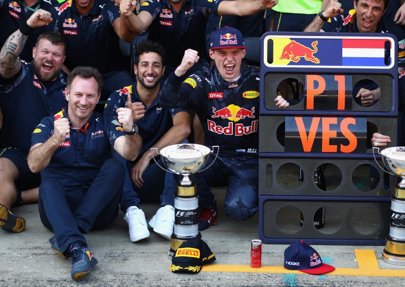 Verstappen zegevierde in 2016 op Barcelona (Foto: Getty Images/Red Bull)