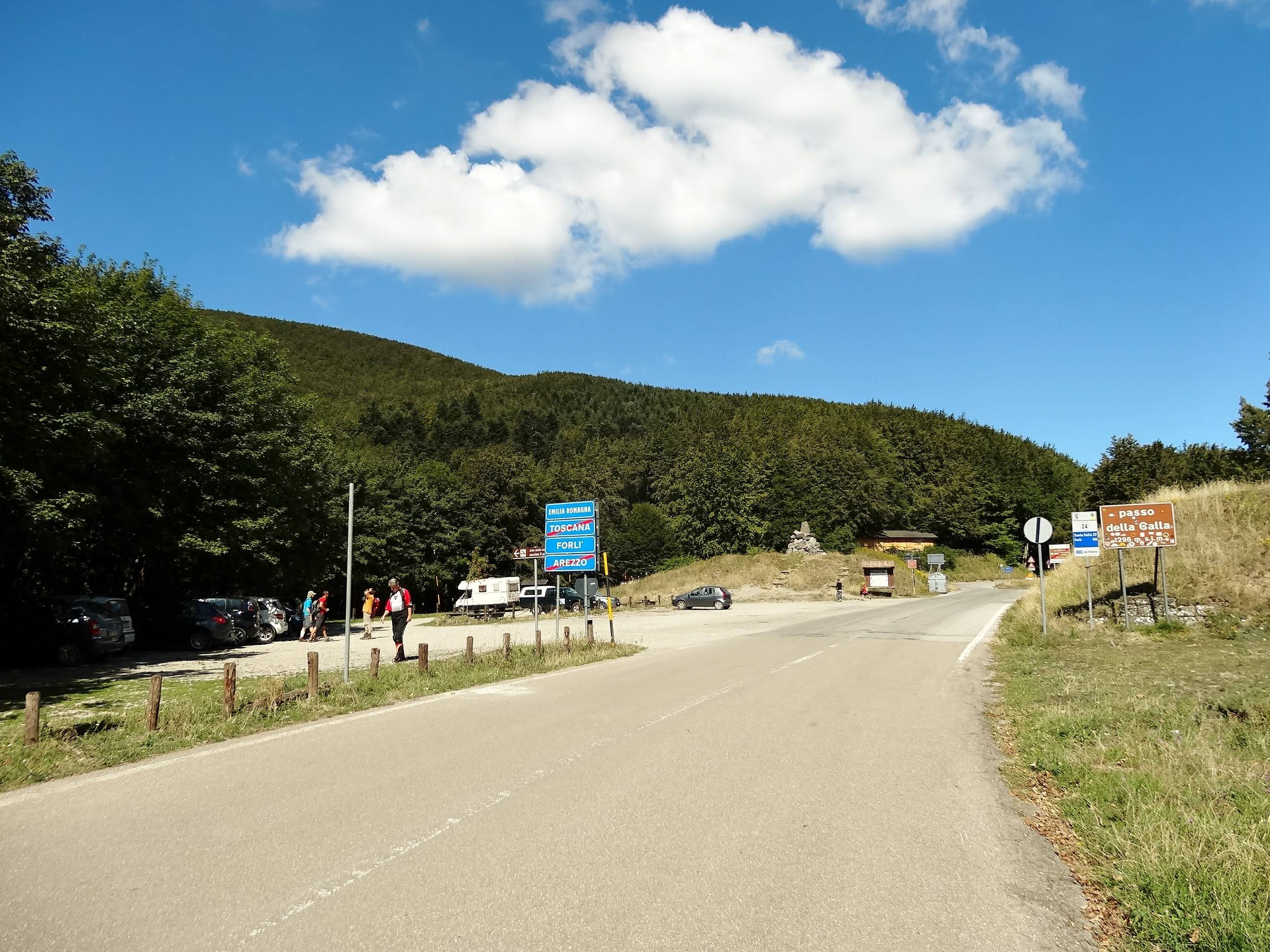 We rijden door mooie Italiaanse bossen vandaag (Foto: Panoramio)