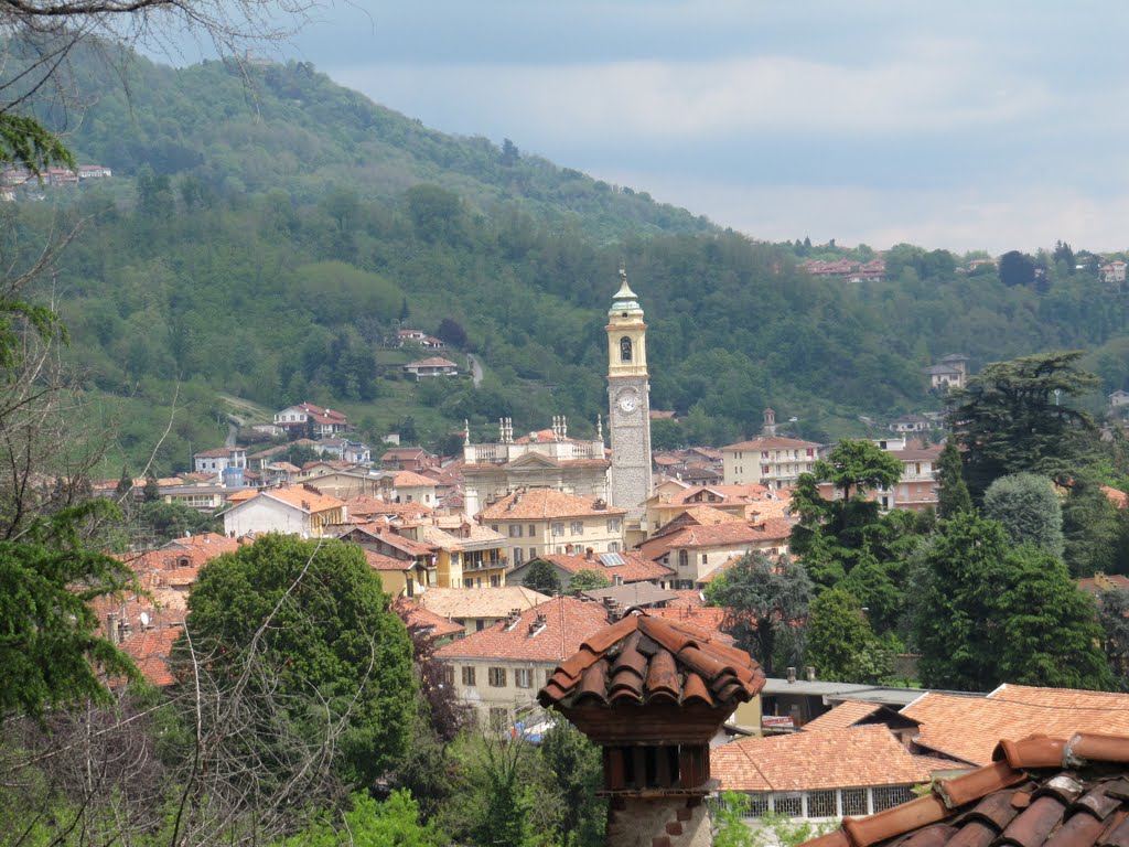 Biella, aan de voet van de slotklim (Foto: Panoramio)