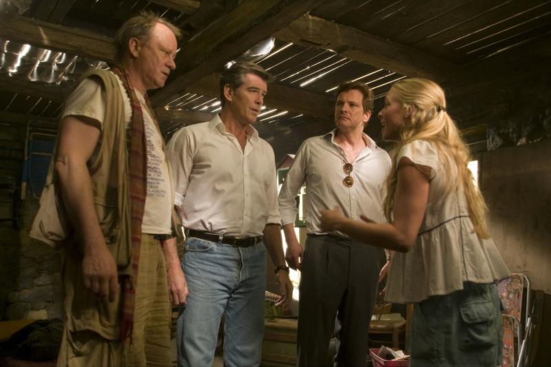 Mamma Mia: Colin Firth, Stellan Skarsgard, Pierce Brosnan en Amanda Seyfried