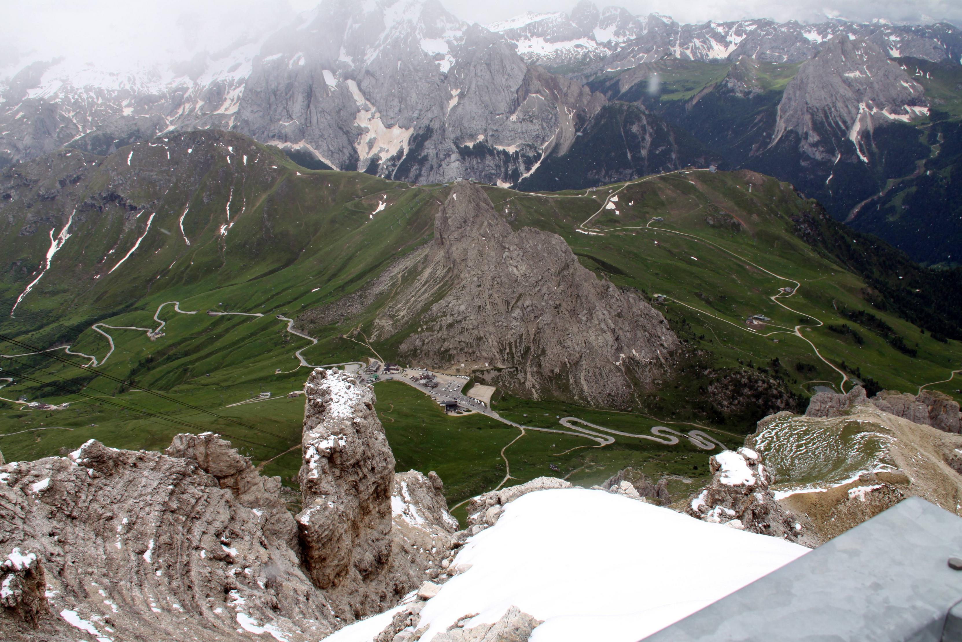 Prima uitzicht vanaf de Pordoi (Foto: Google Maps)