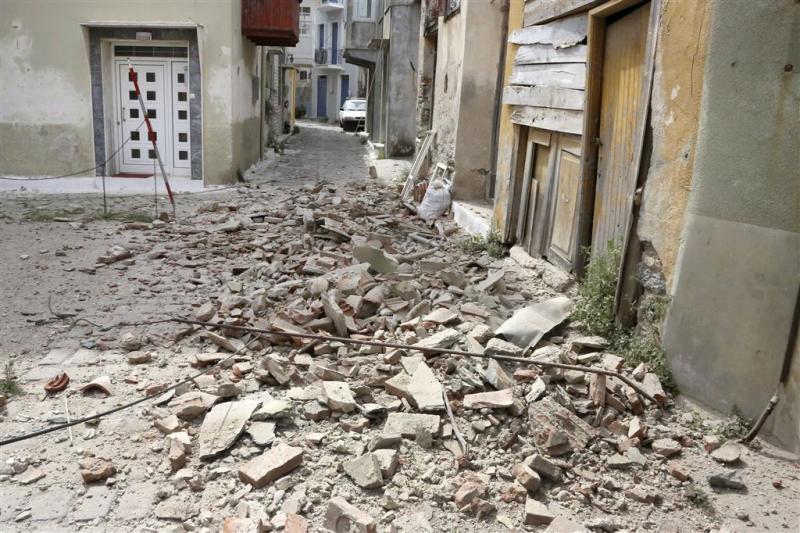 Ravage op Lesbos na aardbeving