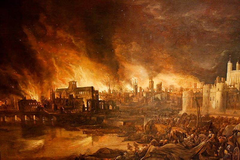 De grote brand van Londen in 1666