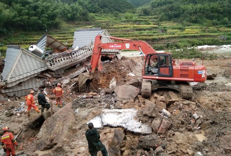 Ruim honderd mensen onder het puin in China