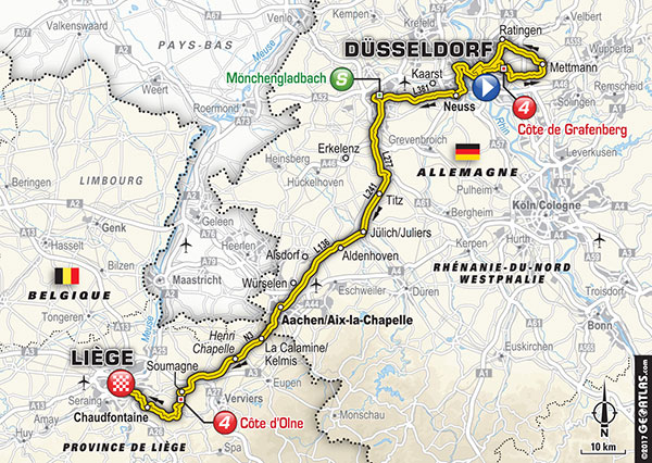 De route van vandaag (Bron: Letour.fr)