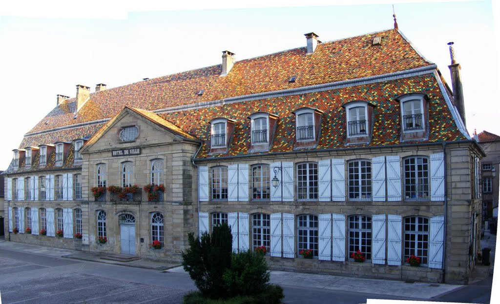 Het fraaie stadhuis van Vauvillers (Foto: Panoramio)