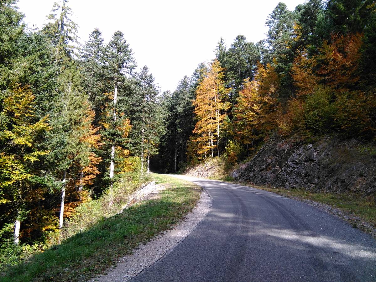 Omhoog op de Col de la Joux (Foto: Panoramio)