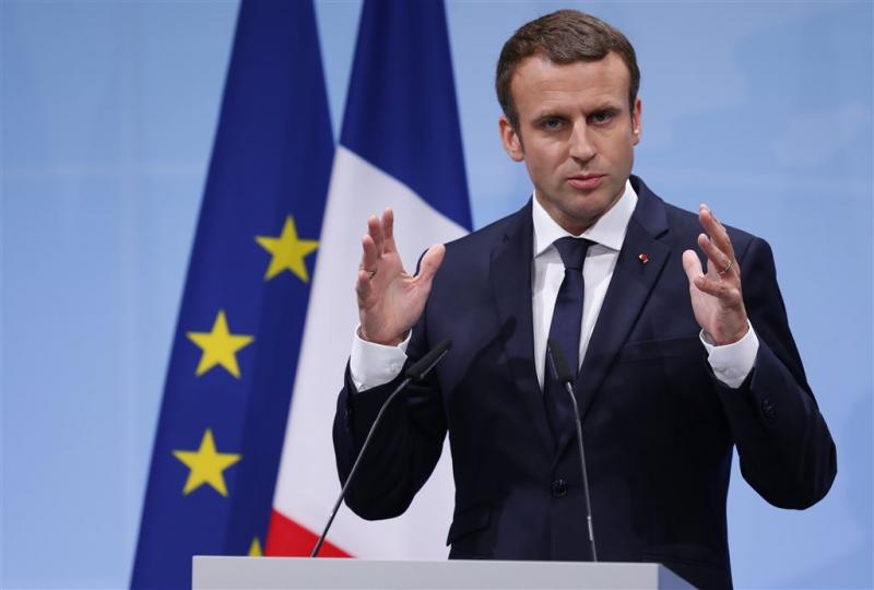 Macron: klimaattop in december in Parijs   