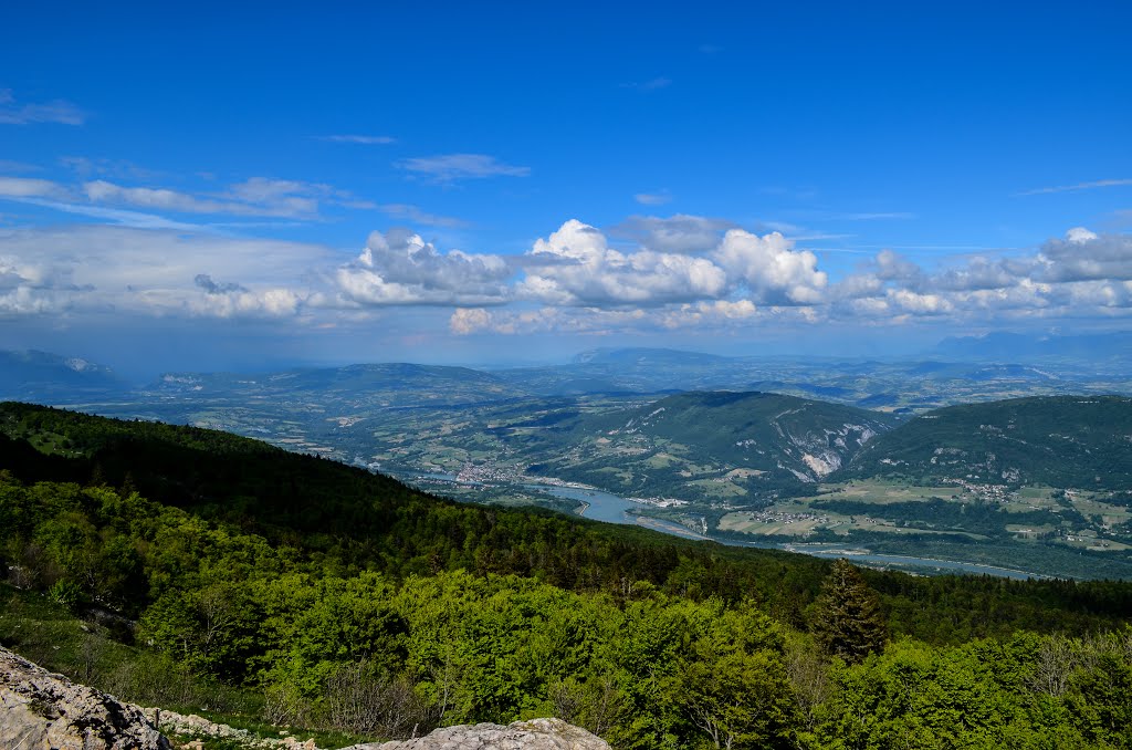 Uitstekend uitzicht vanaf de Grand Colombier (Foto: Panoramio)