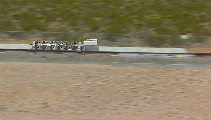 'Eerste test Hyperloop One geslaagd'