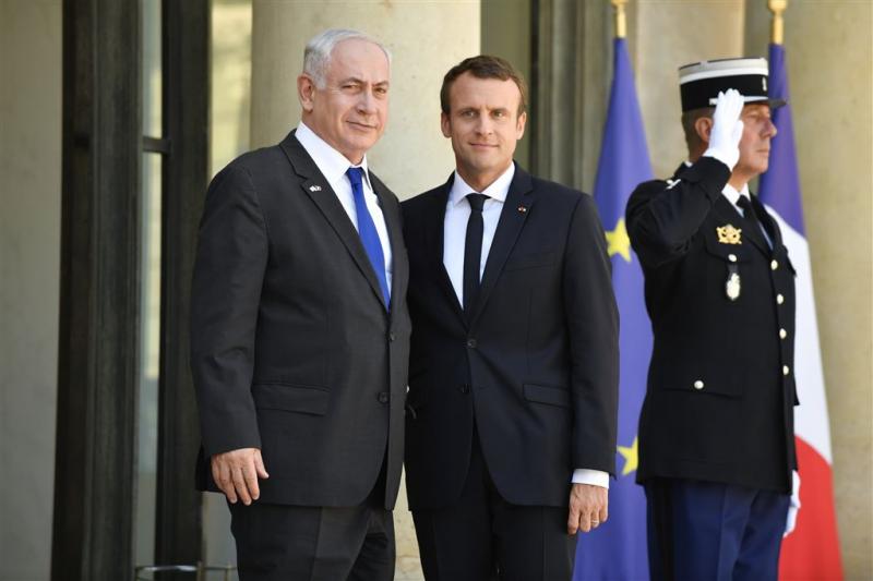 Macron en Netanyahu herdenken holocaust