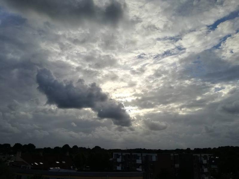 Papabear had gisterenavond een prachtig uitzicht in Alkmaar (Foto: Papabear)