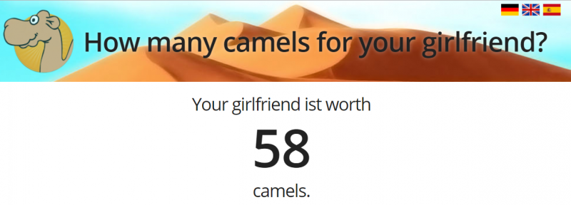 Hoeveel kamelen ben jij waard? 