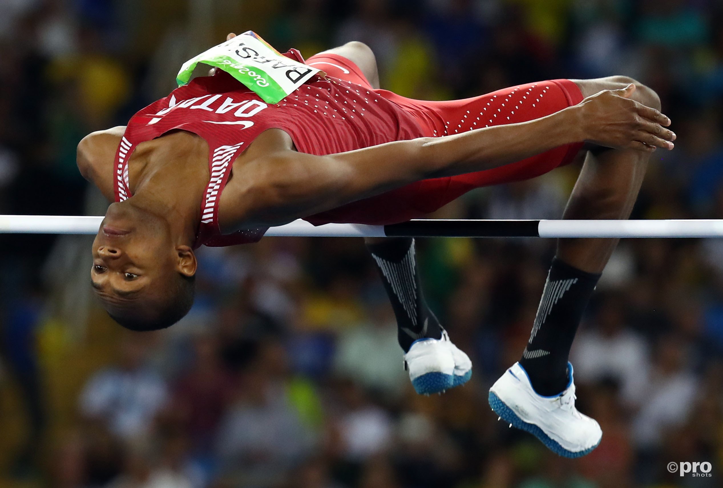 Mutaz Essa Barshim verdient het met zijn oogstrelende techniek om eindelijk mondiaal goud te winnen (Pro Shots/Action Images)