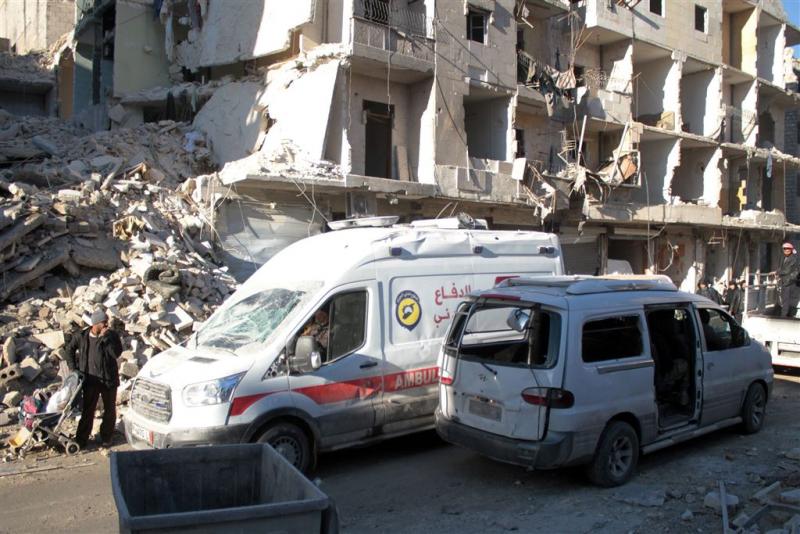 Zeven reddingswerkers gedood in Syrië