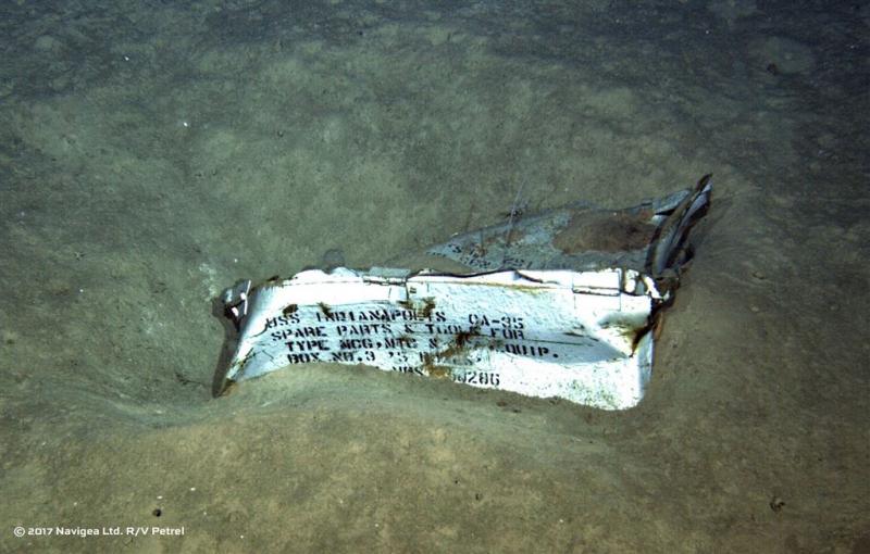 Wrak oorlogsschip USS Indianapolis gevonden