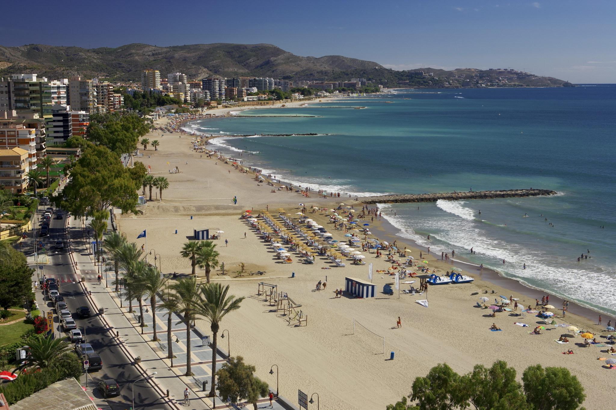 Het strand in Benicasim (Foto: Panoramio)