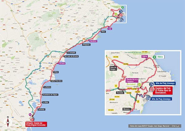 De route van vandaag (Bron: Letour.fr)