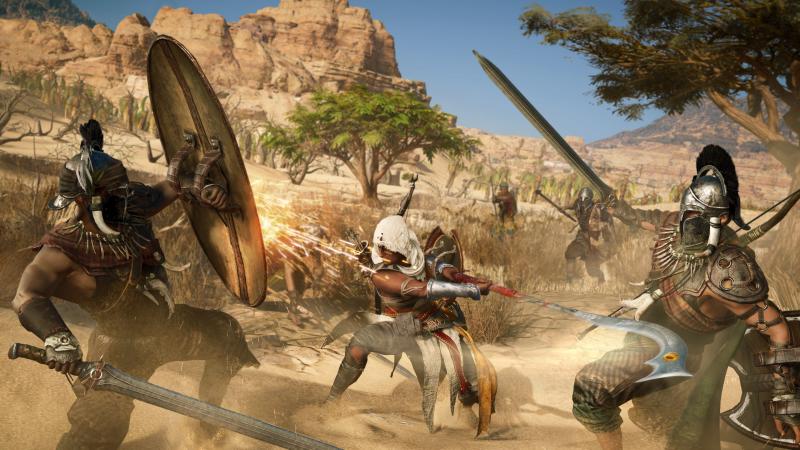 Assassin's Creed Origins - Gevecht (Foto: Ubisoft)