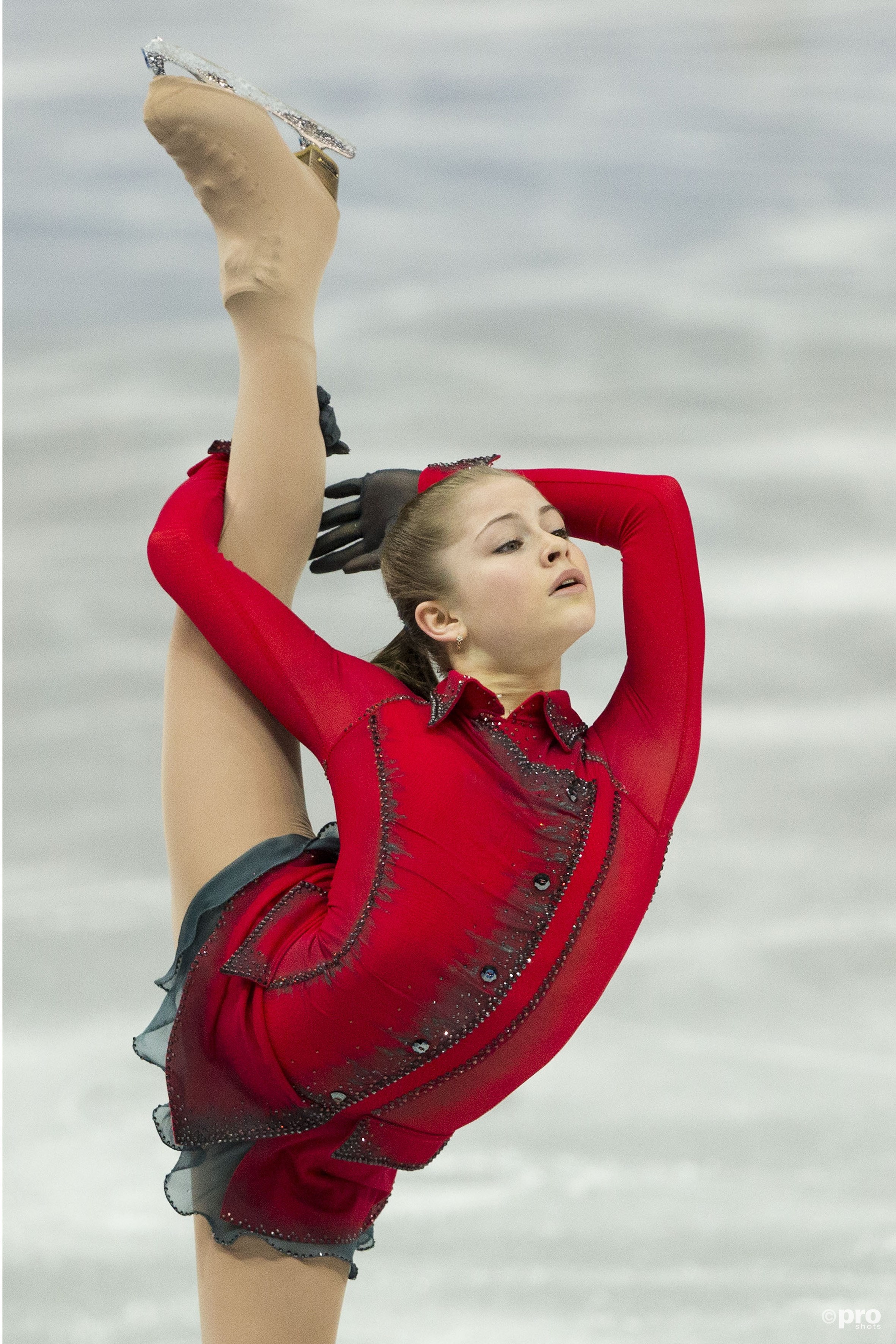 Lipnitskaya op de Spelen van 2014 voor eigen publiek (Pro Shots/Zuma Sports Wire)