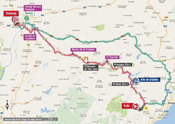 De route van vandaag (Bron: Letour.fr)