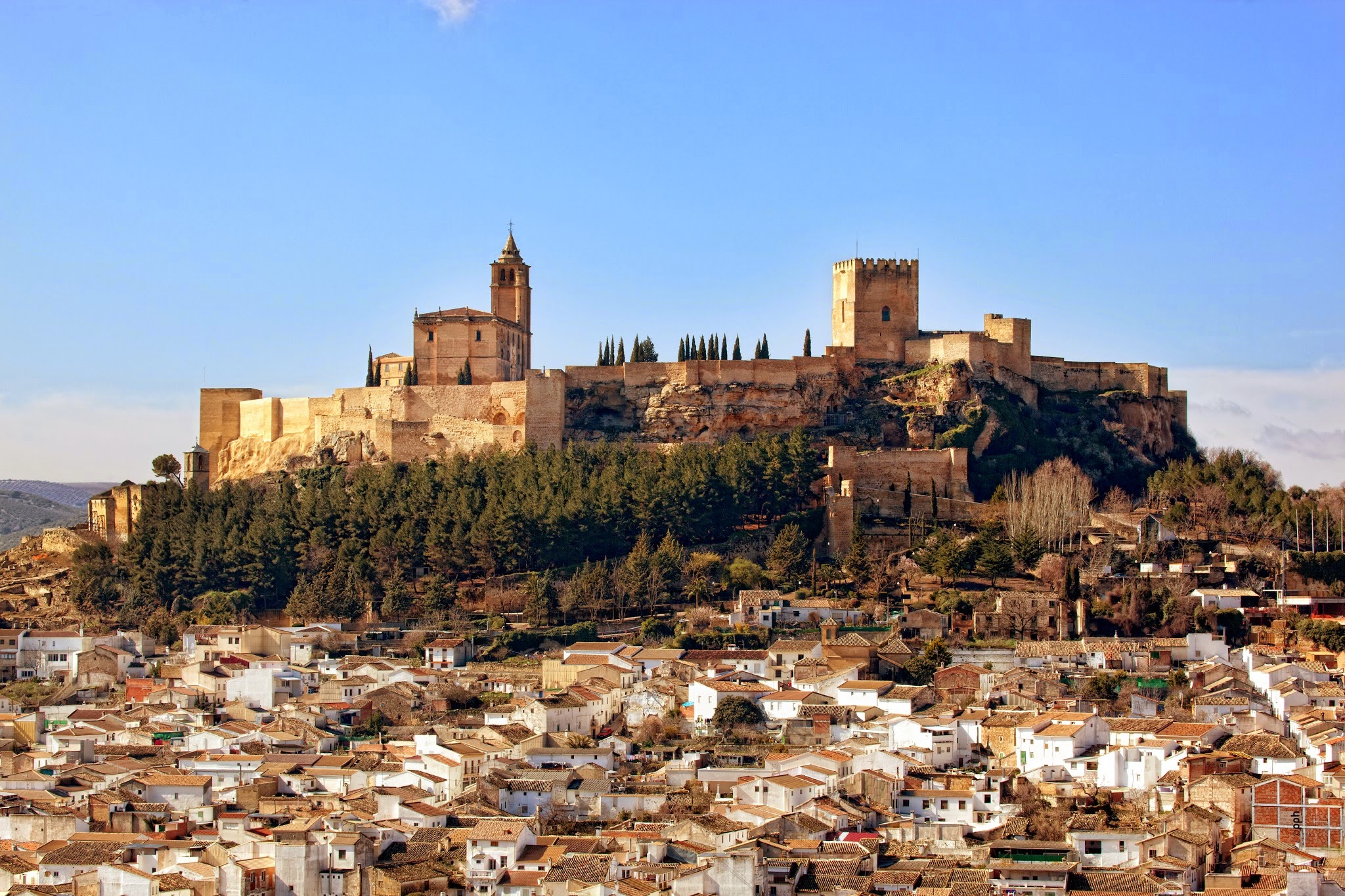 Het prachtige fort van Alcalá la Real (Foto: Panoramio)