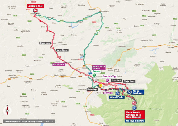 De route van vandaag (Bron: Letour.fr)