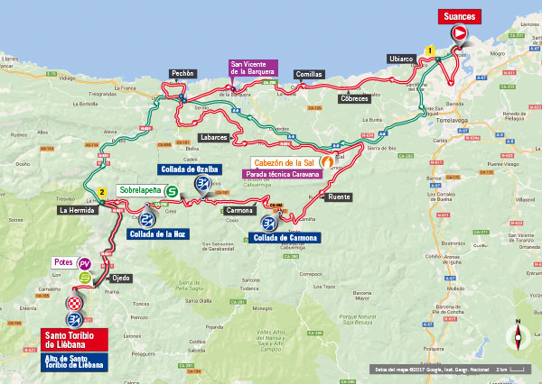 De route van vandaag (Bron: Letour.fr)