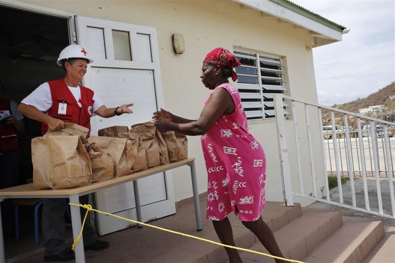 Voedselhulp Sint-Maarten komt op gang