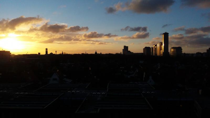 De skyline van Vlissingen! (Foto: Afstandbediening )