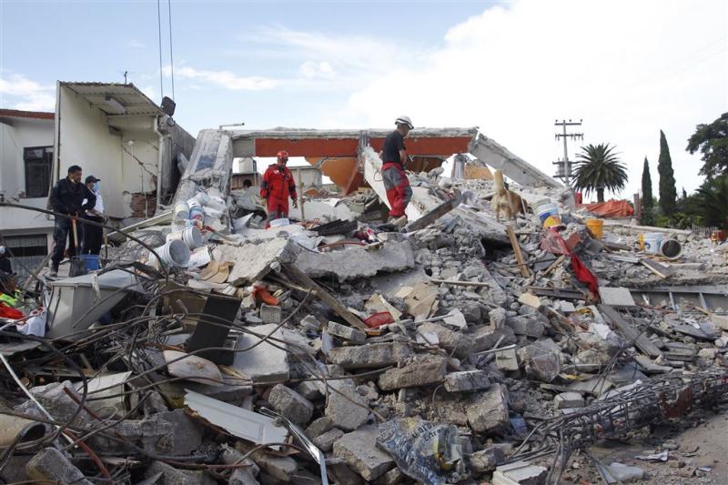 Mexico opnieuw getroffen door een aardbeving