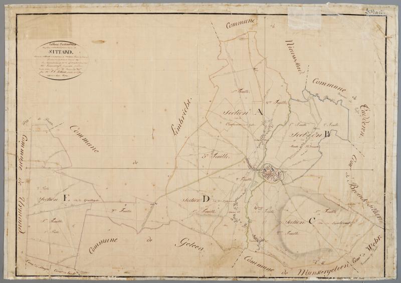 Kadastrale gegevens Historische Tuinen Sittard-Geleen (Verzamelplan 1811 - 1832)