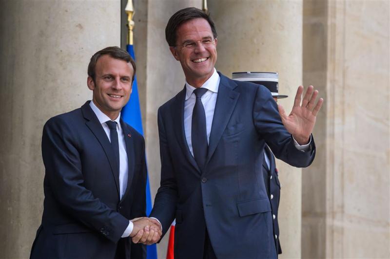 Rutte positief over veel ideeën Macron